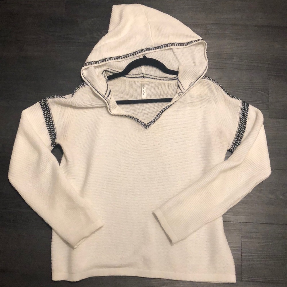 Mur Mur white linen pullover